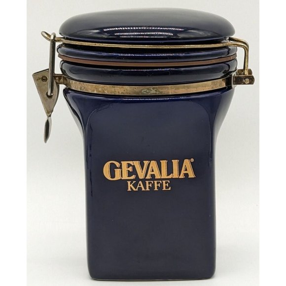 Gevalia Kitchen Gevalia Kaffe Coffee Canister Locking Air Tight